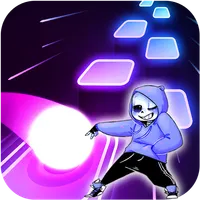 Sans Undertale Hop Dance tiles