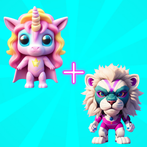 AI Mix Animal Superhero