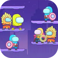 Superhero Color Sort Puzzle