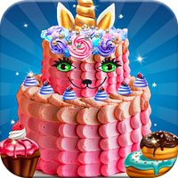 Unicorn Cake Making & Baking