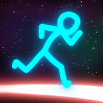 Neon Stickman Hero Bridge