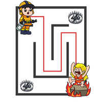 Maze Runner: Fire Save Rush