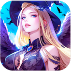 Dark Adult Girls Coloring Book