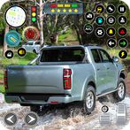 Pickup Truck Driving Offroad