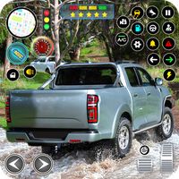 Pickup Truck Driving Offroad