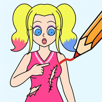 Draw Happy Queen : Puzzle Game