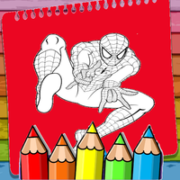 Coloring Book Spiderboy