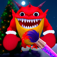 Draw Christmas Monster Secret