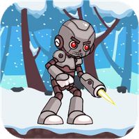 Super Grey Cyborg Runner