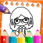 Toca Boca Coloring Book Life