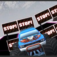 Neon Monster Truck Stunts! 2