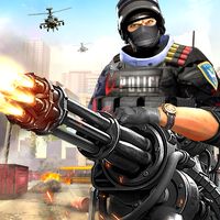 Police Shooter Gunner Heli War