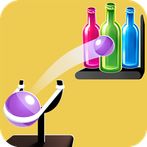 Knock Down Bottles : Slingshot