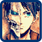 Titan Eren Pixel Art