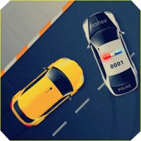 Police car chase - escape