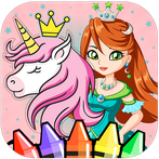 Princess Color: Doll Coloring