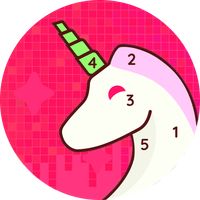 Pixer-free coloring game by nu