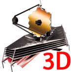 3D James Webb Telescope