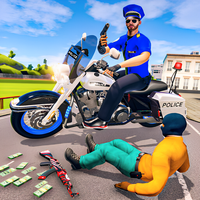 Police Moto Bike Mafia Chase