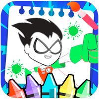 Teen Titans Color Puzzle Games