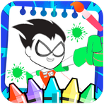 Teen Titans Color Puzzle Games