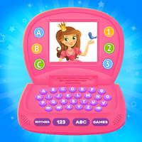 Girls Princess Pink Computer