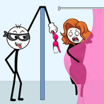 Stick Troll Robber Puzzle Game