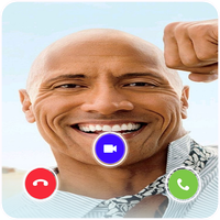Dwayne Johnson Rock fake call