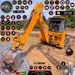 Snow Excavator Game: JCB Games