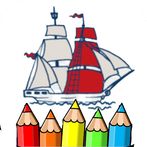 coloring ships and submarines