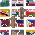 Asian Flags Jigsaw Puzzle