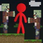 Stickman Vs Zombie Block Craft