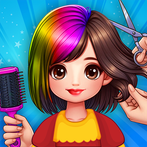 Tie Dye Haircut Salon Stylist