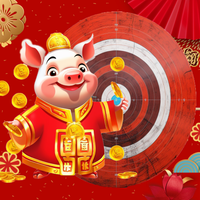 Lucky golden pig wealth Darts