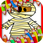 Mummy Coloring Book Pro