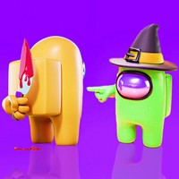 Merge Impostor Aliens Fight 3D