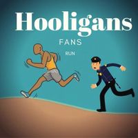 hooligans fans running