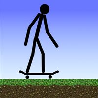 Skater stickman