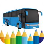 city bus - coloring book