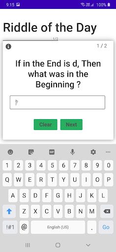 Riddle Daily - Screenshot 2