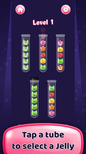 Jelly Matchup - Color Sorting - Screenshot 2