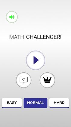 Math Challenger - Free Math Ga - Screenshot 1