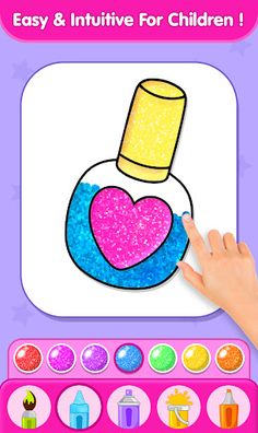 Glitter Beauty MakeUp Coloring - Screenshot 2