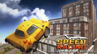 Speed Racing:Fly Over Building - Screenshot 1