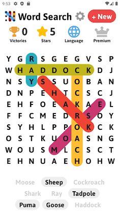 Word Search Puzzles Find Words - Screenshot 1