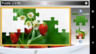 Game Jigsaw Puzzle strawberry - Screenshot 3
