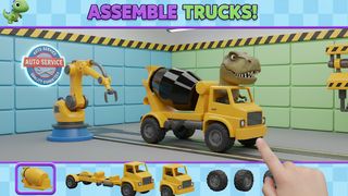 Build Dino Construction Trucks - Screenshot 2