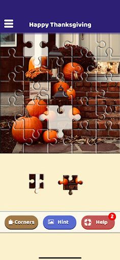 Happy Thanksgiving Puzzle - Screenshot 3