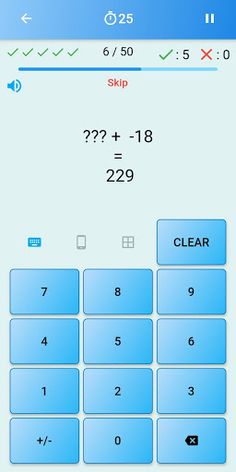 Calculation Game - Brain and M - Screenshot 3