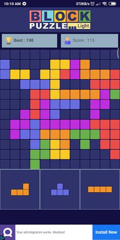Block Puzzle Lite - Classic Bl - Screenshot 2